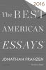 Book cover for "The best American essays 2016".