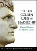 Book cover for "The ten golden rules of leadership".